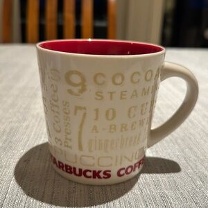 Starbucks coffee mug 14 oz. ( Cream)12 days of Christmas. No chips or stains.